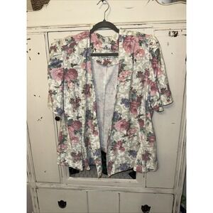 Ladies Vintage Plus Size 20 Floral Blazer CB